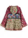 Aliexpress, wish, Amazon and eBay 2022 Autumn new cotton, linen and fleece windbreaker women's cape details Picture
